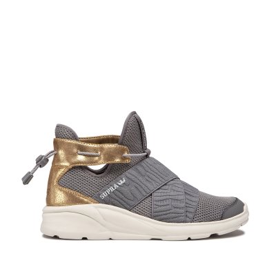 Supra Anevay Women's Sneakers Dark Grey / Gold | AU306180