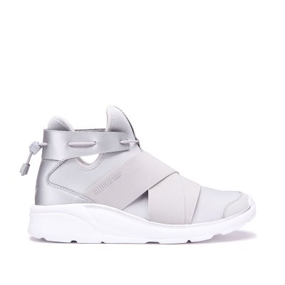 Supra Anevay Women's Sneakers Grey / Silver | AU008470