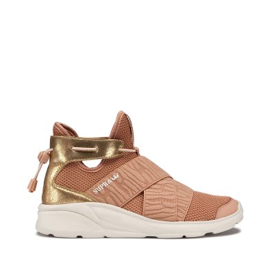 Supra Anevay Women's Sneakers Orange / Gold | AU299285