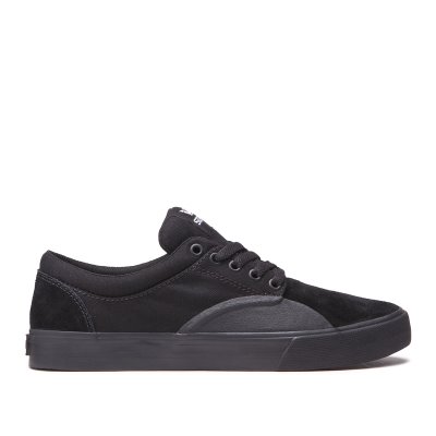 Supra Chino Women's Skate Shoes Black / Dark Grey | AU676900