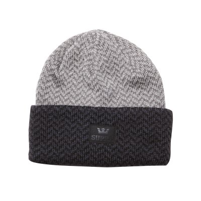 Supra Herring Beanie Men's Caps Grey / Black | AU492115