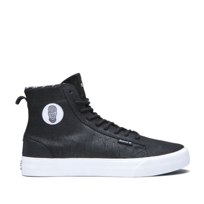 Supra High Tops Belmont High Men's Shoes Black | AU927618