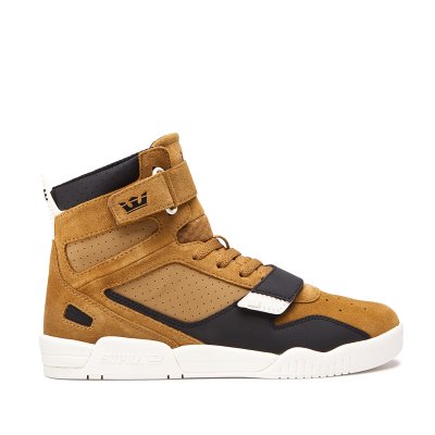 Supra High Tops Breaker Men's Shoes Brown | AU663789