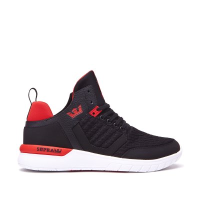 Supra High Tops Method Kids' Shoes Black / Red / White | AU350320