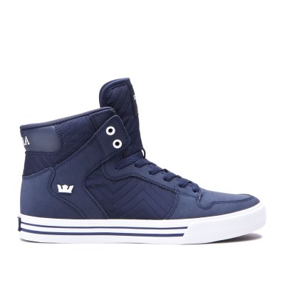 Supra High Tops Vaider Men's Shoes Navy | AU720802