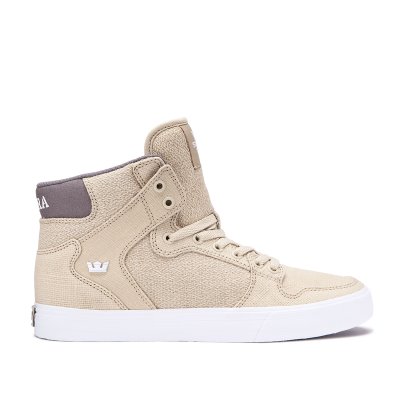 Supra High Tops Vaider Women's Shoes Beige | AU596830