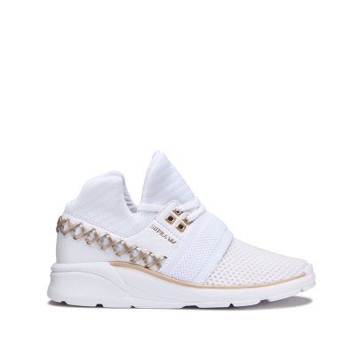 Supra Low Tops Catori Women's Shoes White / Rose Gold | AU089452