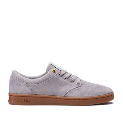 Supra Low Tops Chino Court Men's Shoes Grey | AU792059