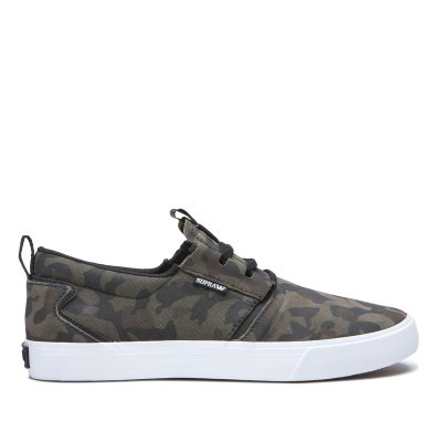 Supra Low Tops Flow Women's Shoes Camo / Black | AU377025