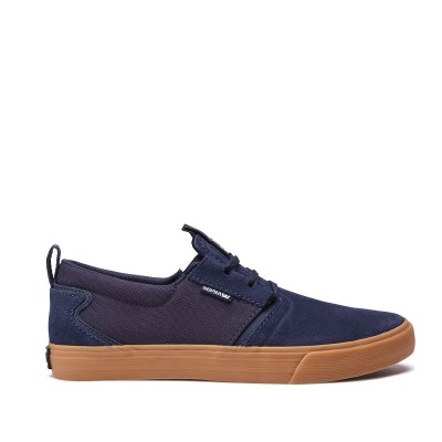 Supra Low Tops Flow Women's Shoes Navy / Brown | AU499985