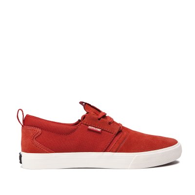 Supra Low Tops Flow Women's Shoes Red | AU960589