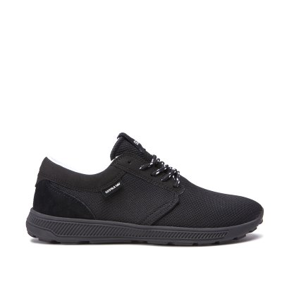 Supra Low Tops Hammer Run Men's Shoes Black | AU147001