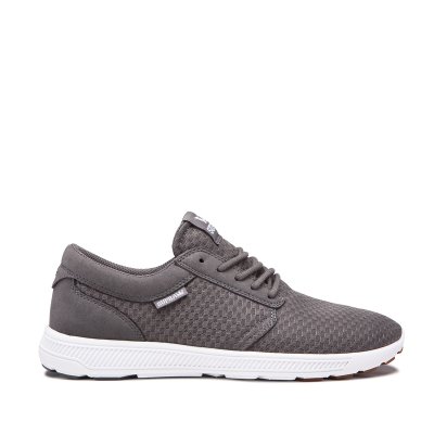 Supra Low Tops Hammer Run Men's Shoes Grey / White | AU177154