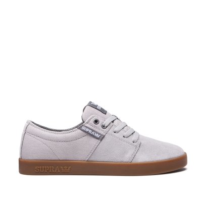 Supra Low Tops Stacks II Men's Shoes Light Grey / Grey | AU394880