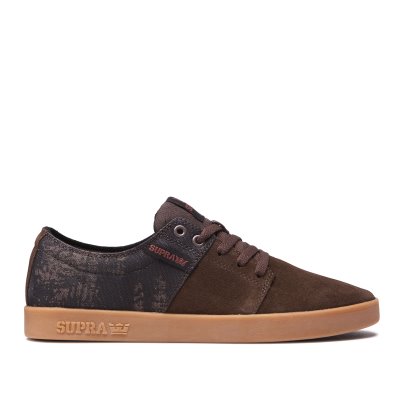 Supra Low Tops Stacks II Women's Shoes Coffee / Brown | AU393518