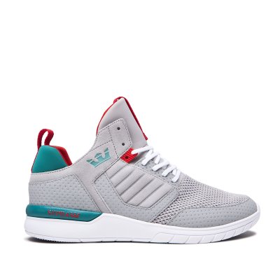 Supra Method Men's Running Shoes Grey / Green / White | AU072933