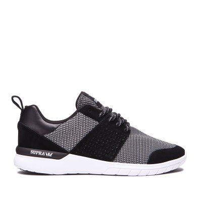 Supra Scissor Men's Running Shoes Black White | AU953707