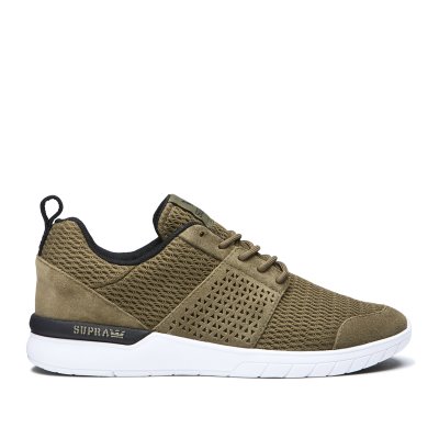 Supra Scissor Women's Running Shoes Olive / White | AU133256