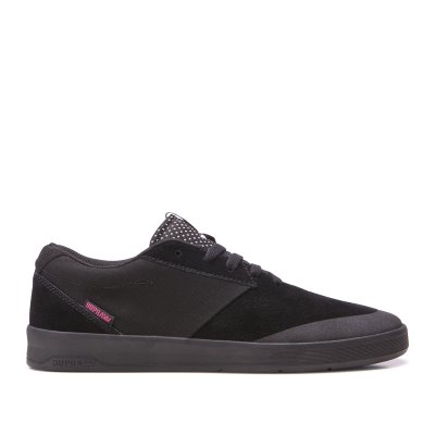 Supra Shifter Men's Skate Shoes Black / Pink | AU043266