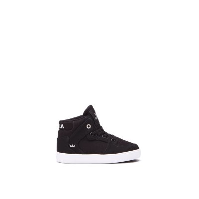Supra Vaider Kids' Sneakers Black White | AU300728